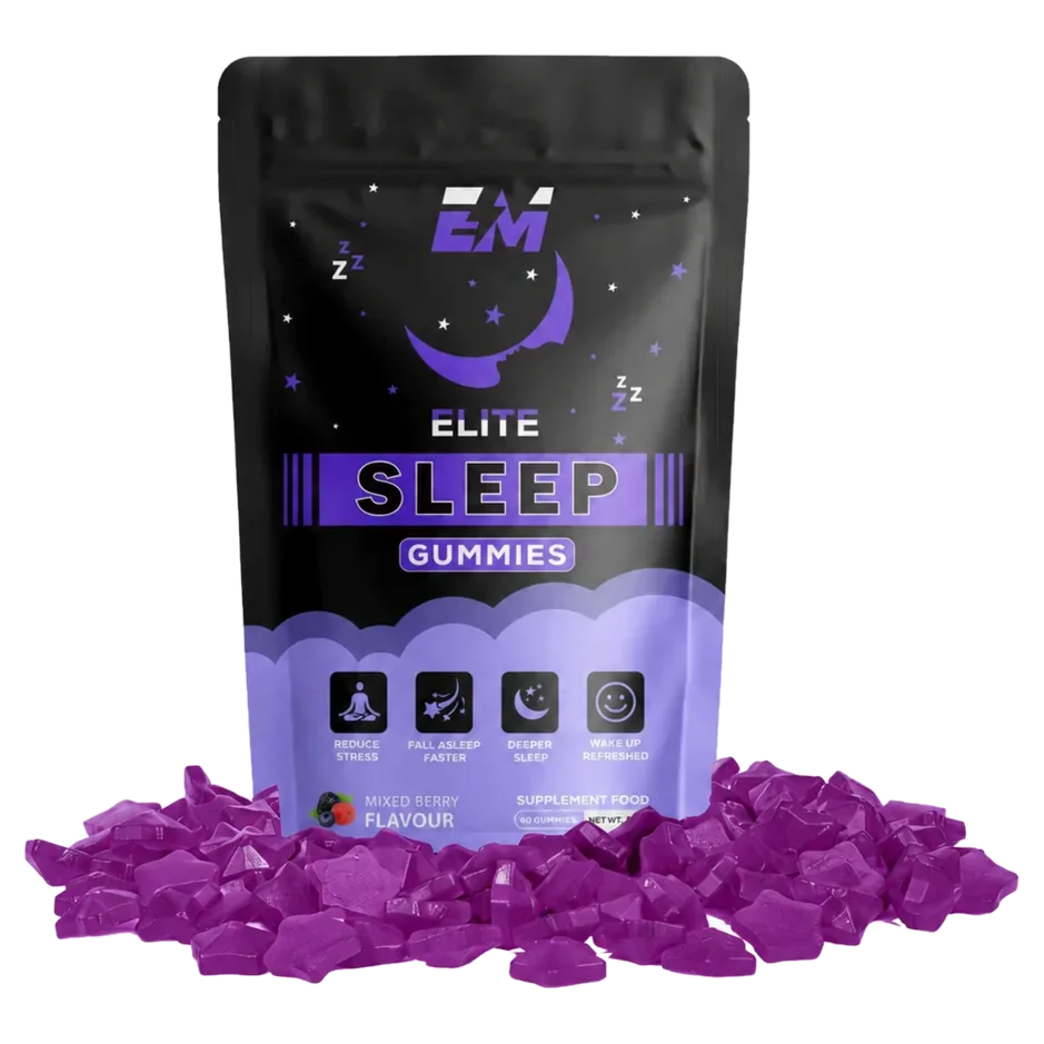Elite Motiv Sleep Gummies, mixed berry pouch